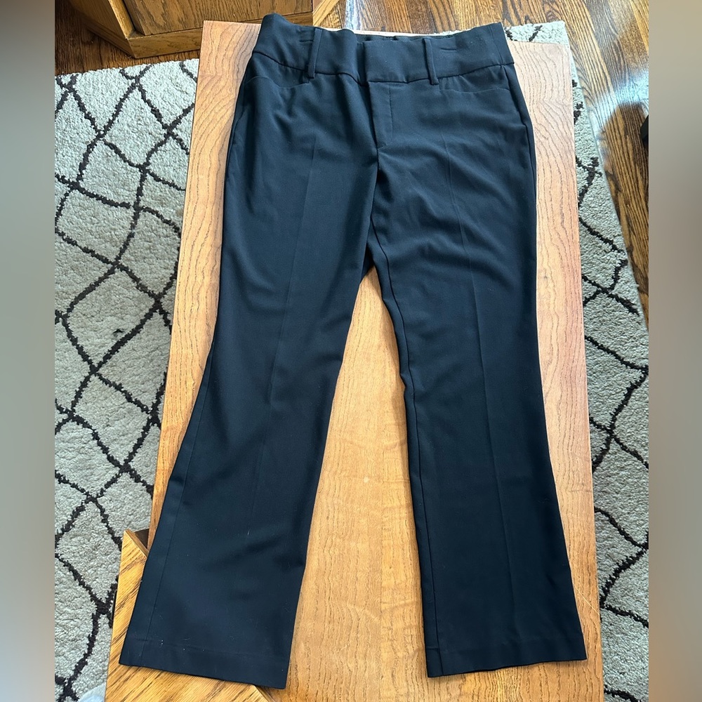 Black Nine West bootcut slacks